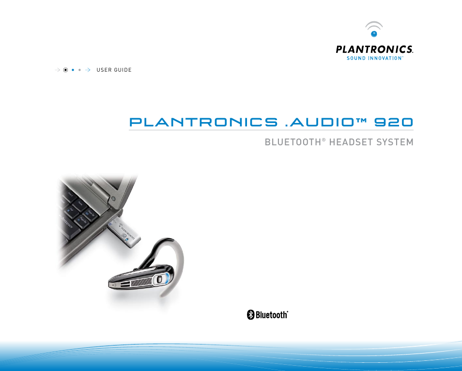Plantronics .Audio 920 User Manual | 11 pages