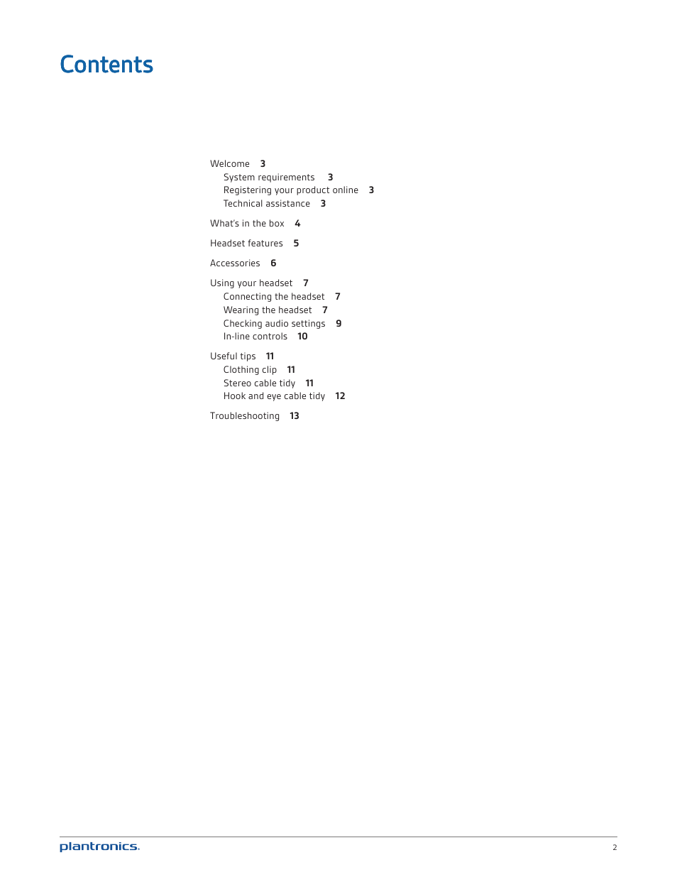 Plantronics Blackwire 435-M User Manual | Page 2 / 14