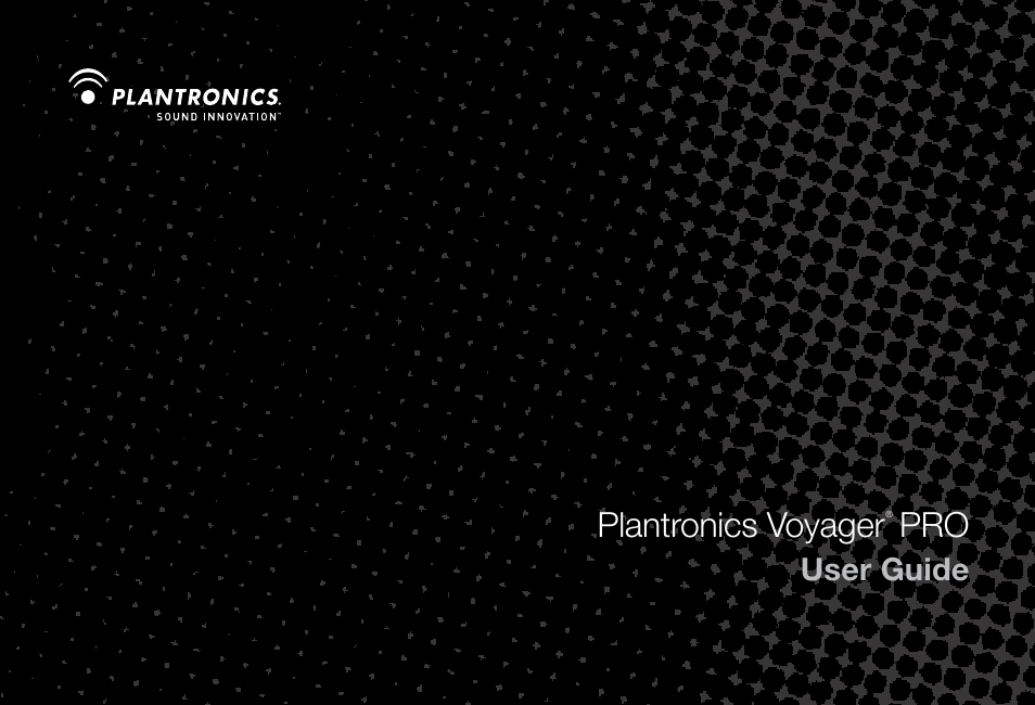 Plantronics Voyager PRO User Manual | 19 pages