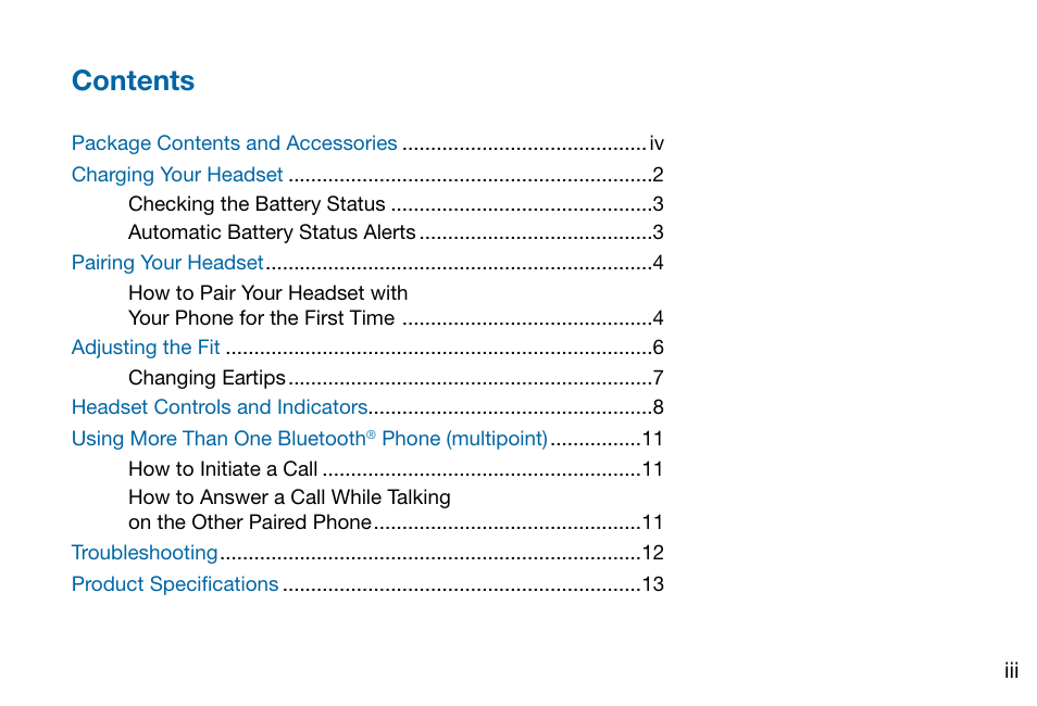 Plantronics Voyager PRO User Manual | Page 3 / 19