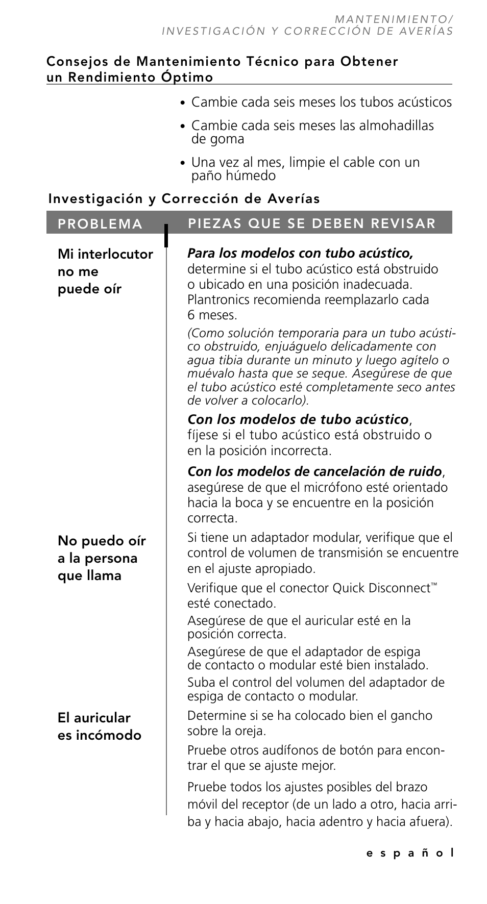Plantronics TriStar User Manual | Page 33 / 40