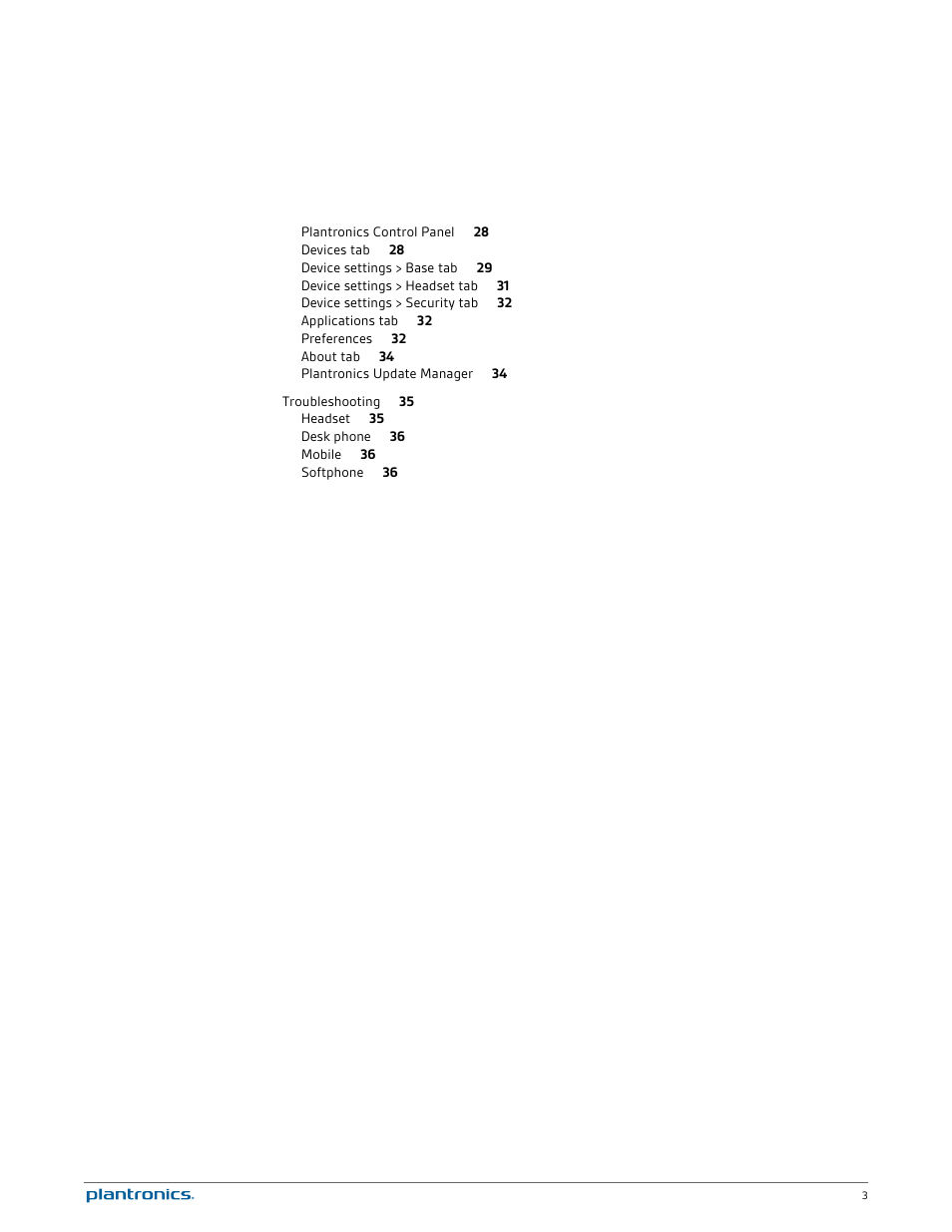 Plantronics Savi W745 User Manual | Page 3 / 38