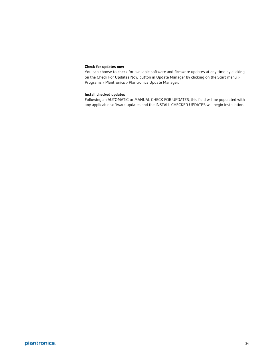 Plantronics Savi W740-M User Manual | Page 34 / 38