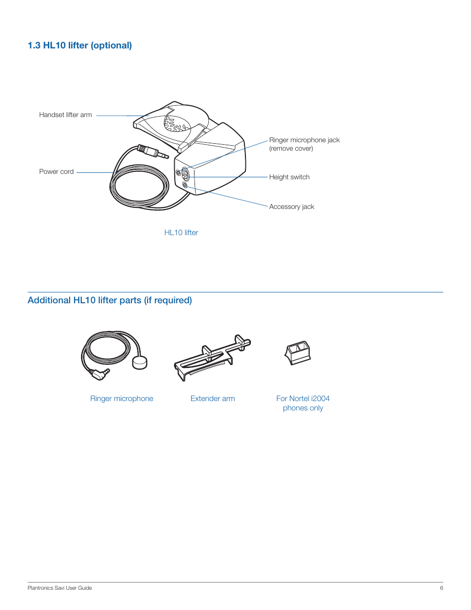 Plantronics Savi Office WO100 User Manual | Page 6 / 25