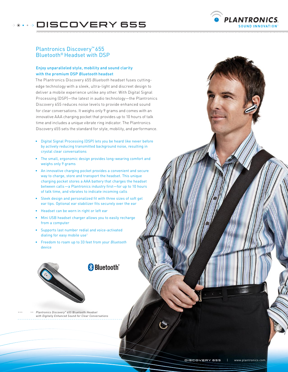 Plantronics Discovery 655 User Manual | 2 pages
