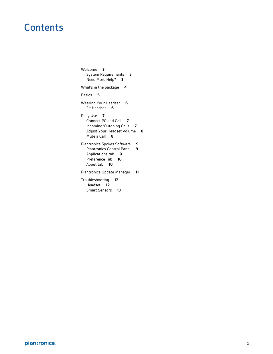Plantronics Blackwire C520 User Manual | Page 2 / 14