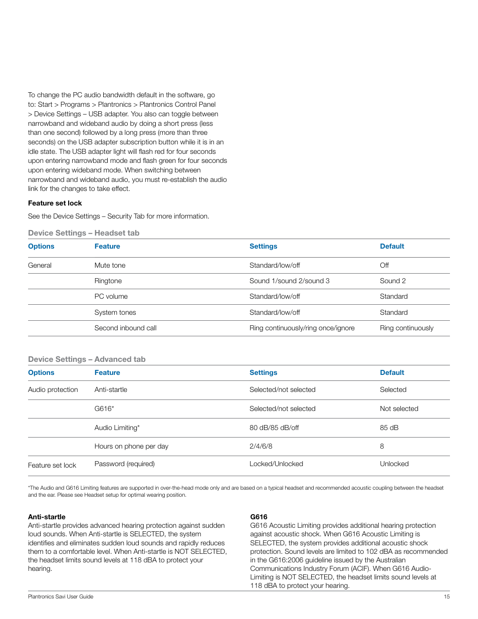 Plantronics Savi W440 User Manual | Page 15 / 22
