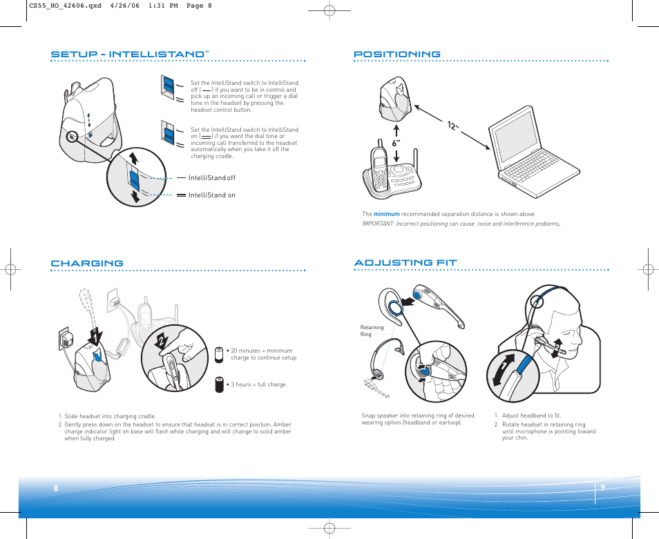 Plantronics CS55H User Manual | Page 5 / 11