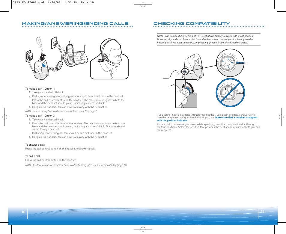 Plantronics CS55H User Manual | Page 6 / 11