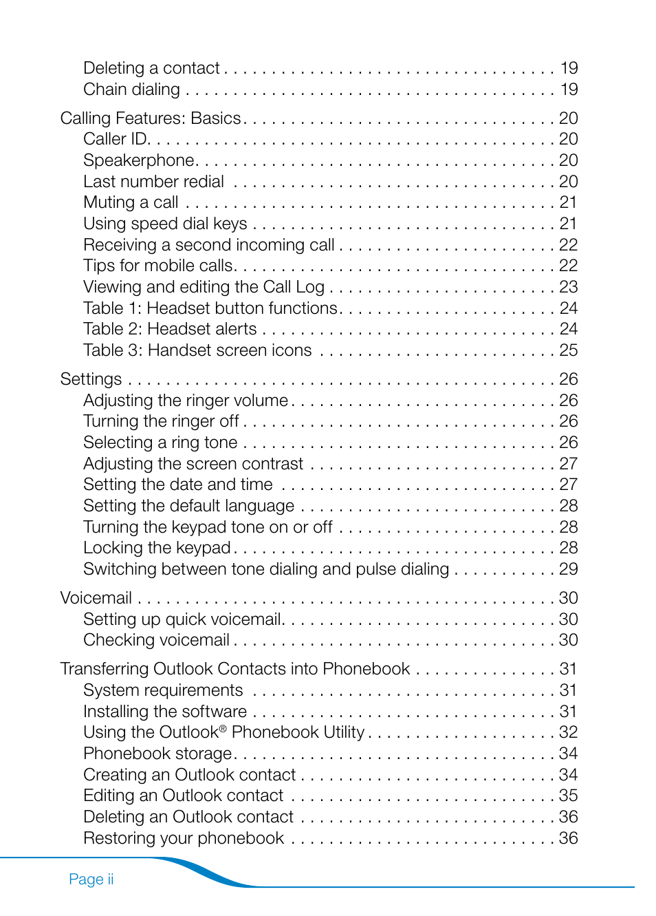 Plantronics Calisto Pro Series User Manual | Page 4 / 60