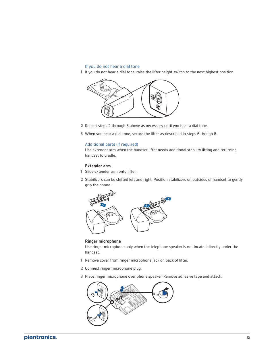 Plantronics CS530 User Manual | Page 13 / 22