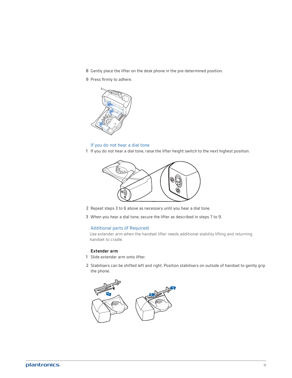 Plantronics MDA200 User Manual | Page 11 / 18