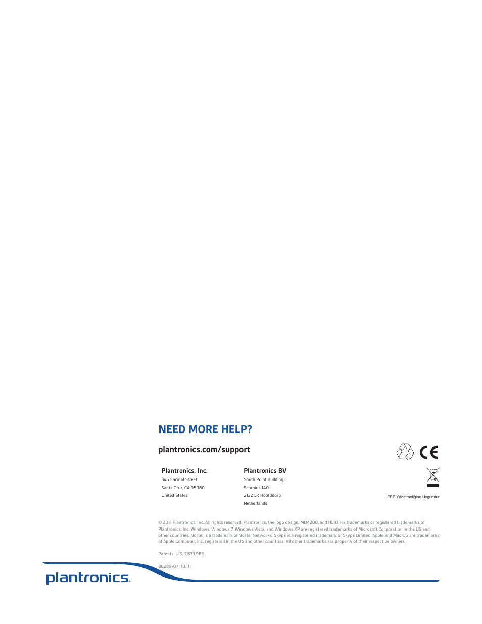 Need more help | Plantronics MDA200 User Manual | Page 18 / 18