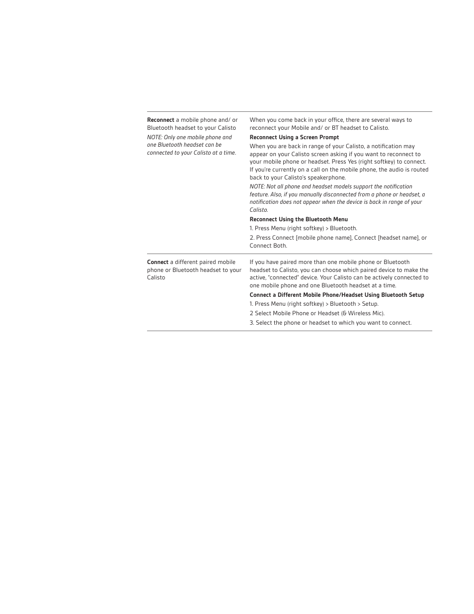 Plantronics Calisto 835 User Manual | Page 27 / 39