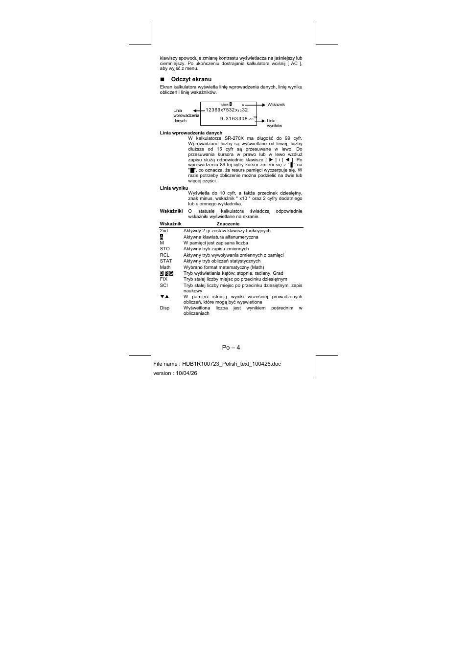 CITIZEN SR-270XPU User Manual | Page 41 / 125