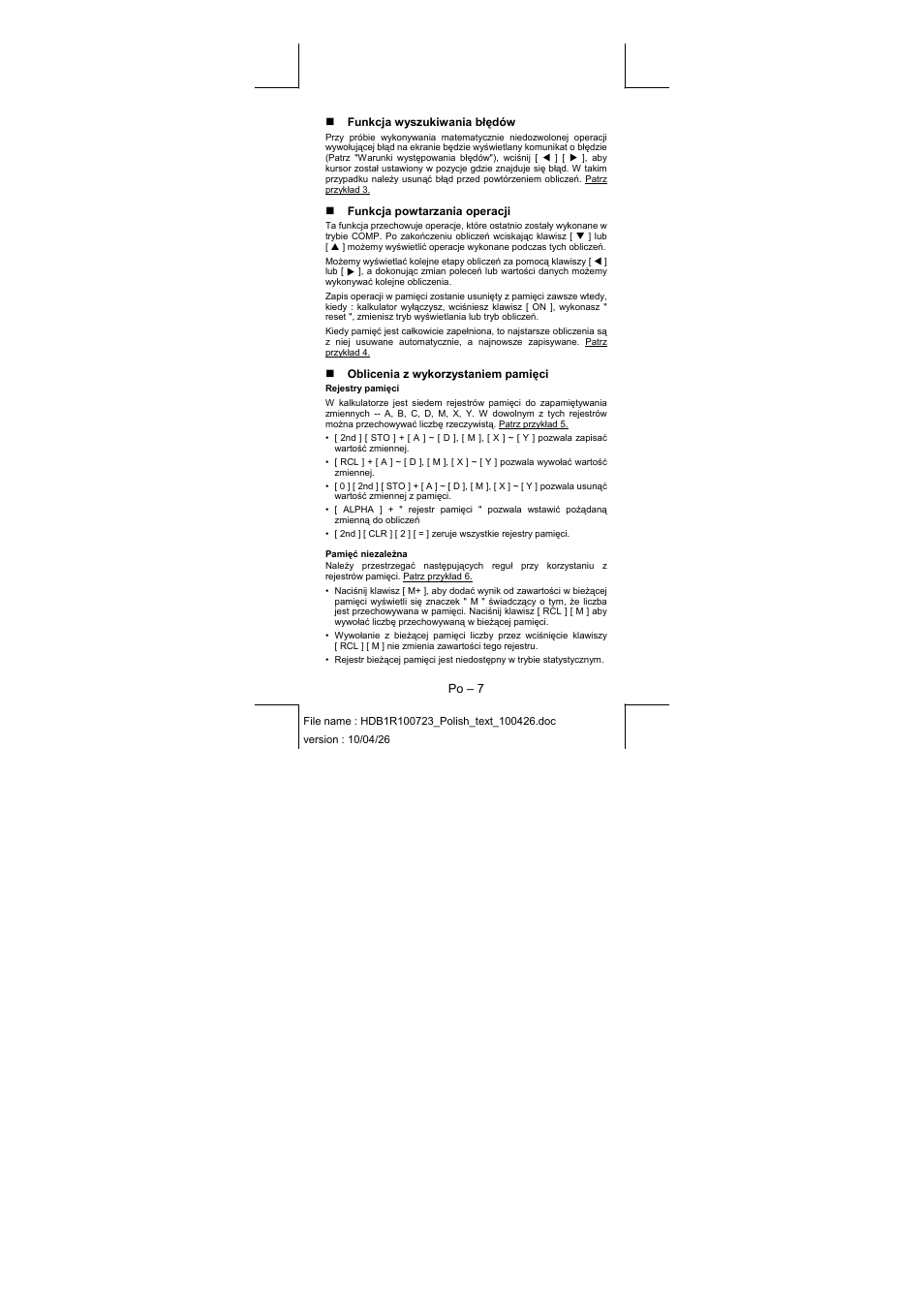 CITIZEN SR-270XPU User Manual | Page 44 / 125
