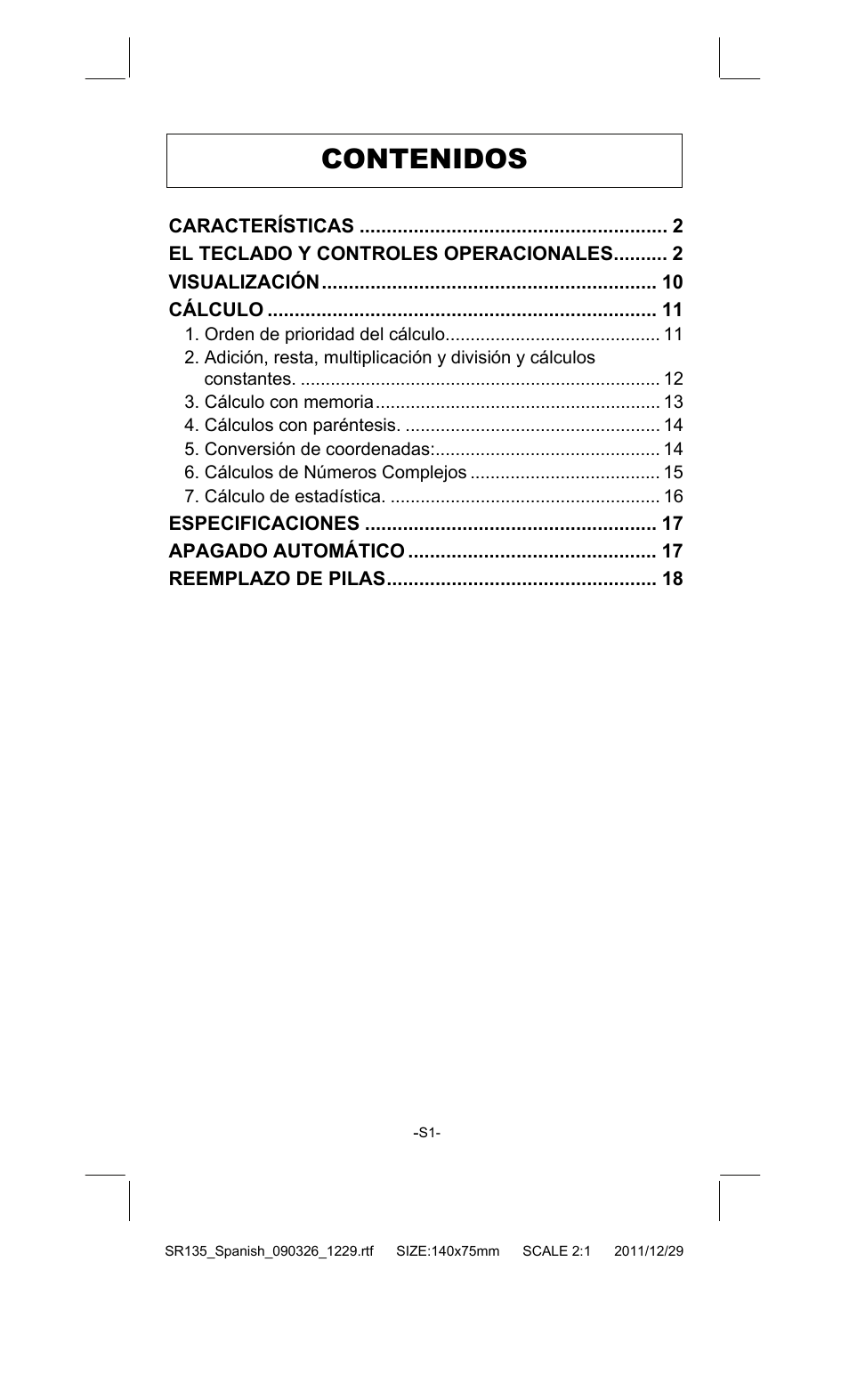 CITIZEN SR-135FRD User Manual | Page 20 / 111