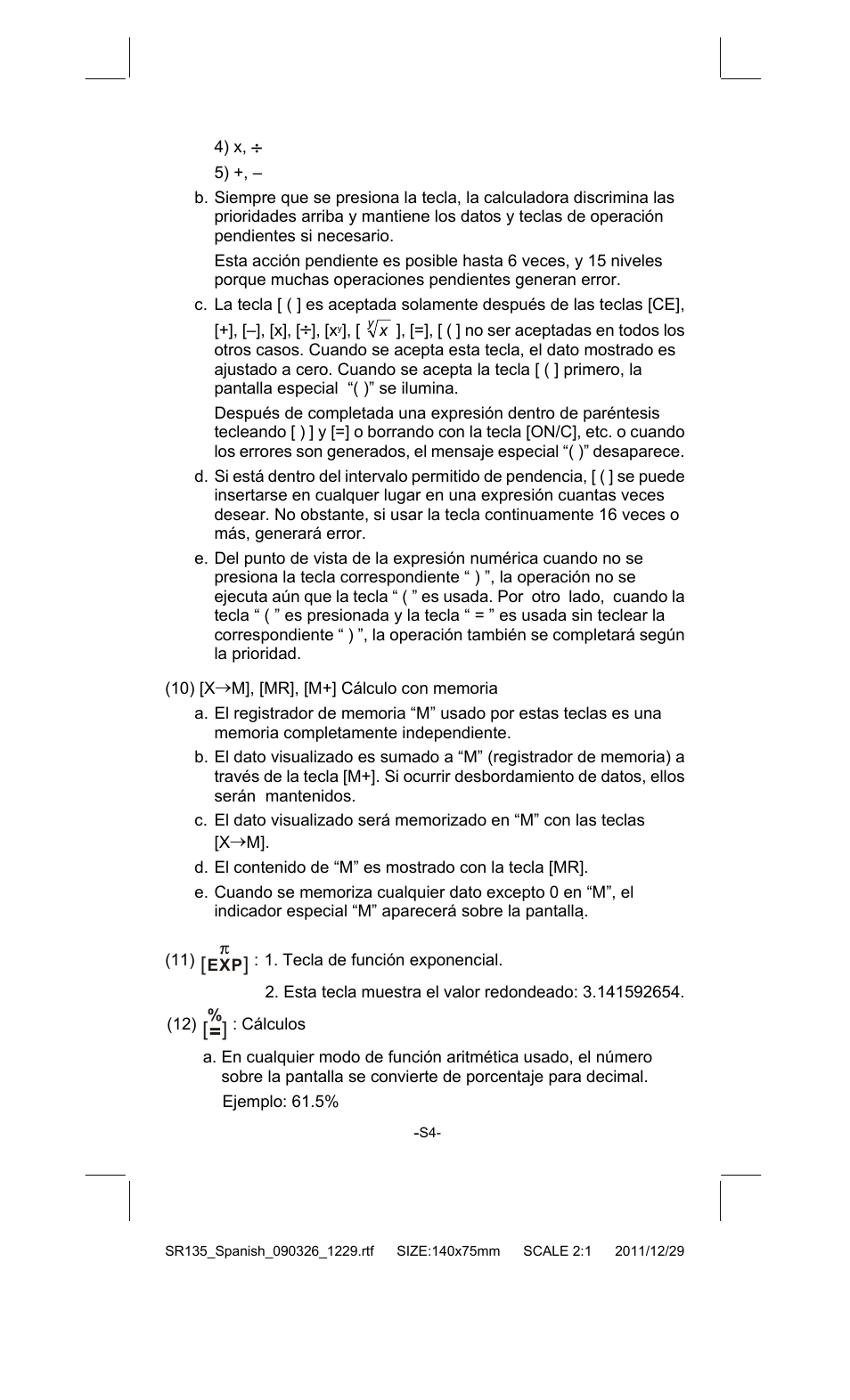 CITIZEN SR-135FRD User Manual | Page 23 / 111