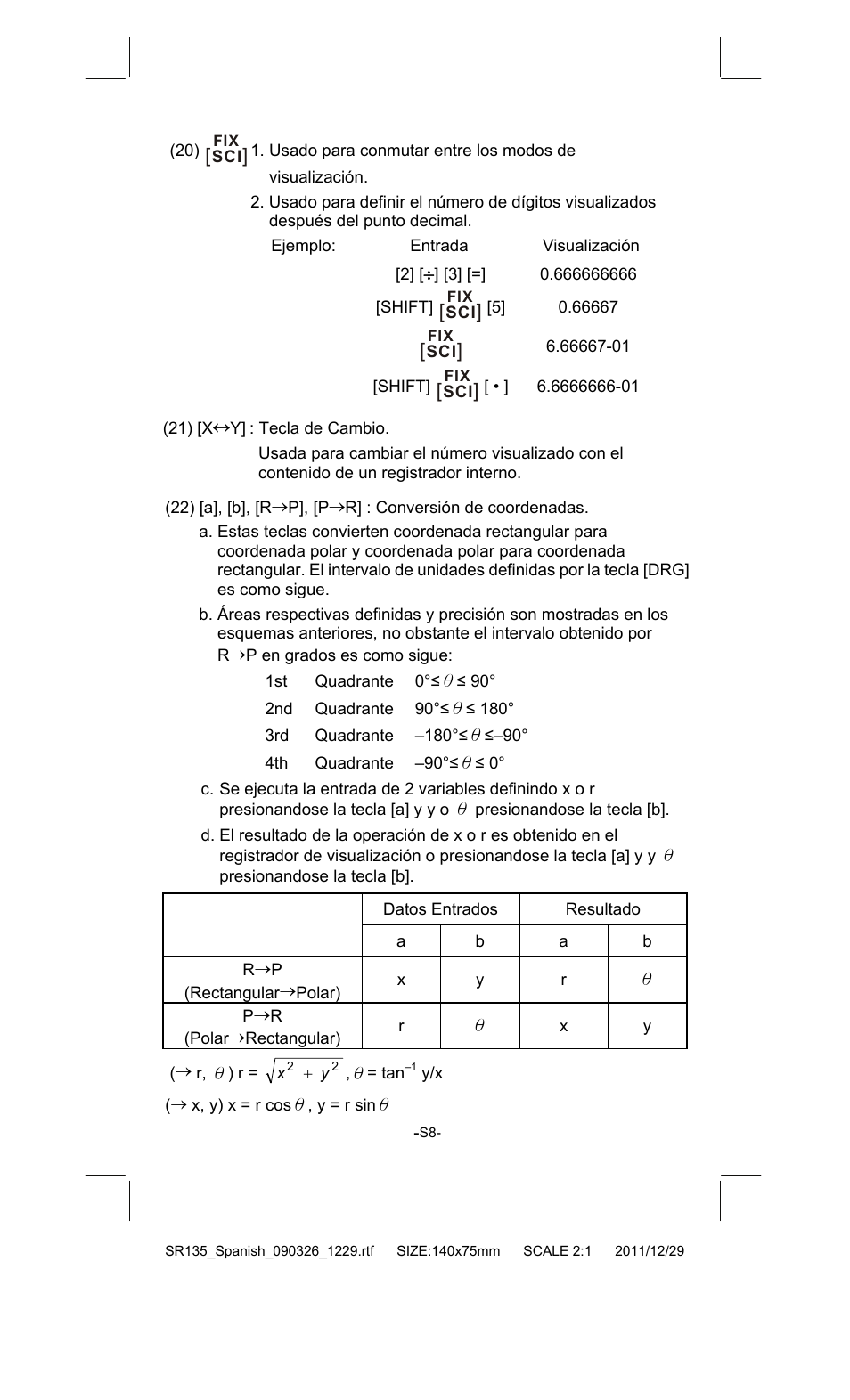 CITIZEN SR-135FRD User Manual | Page 27 / 111