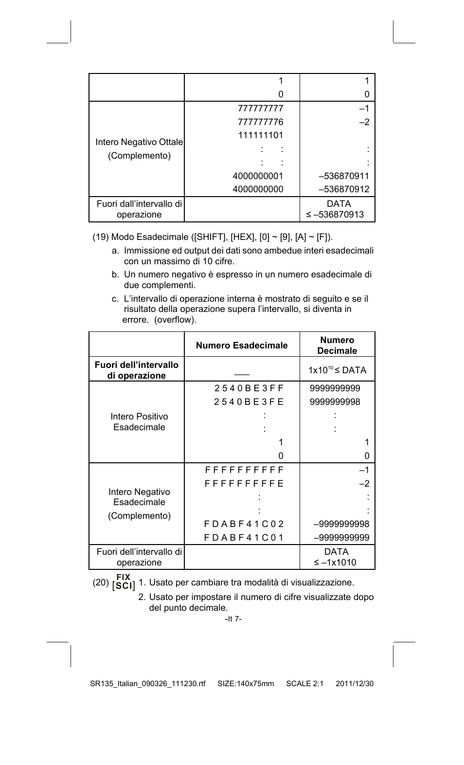 CITIZEN SR-135FRD User Manual | Page 80 / 111