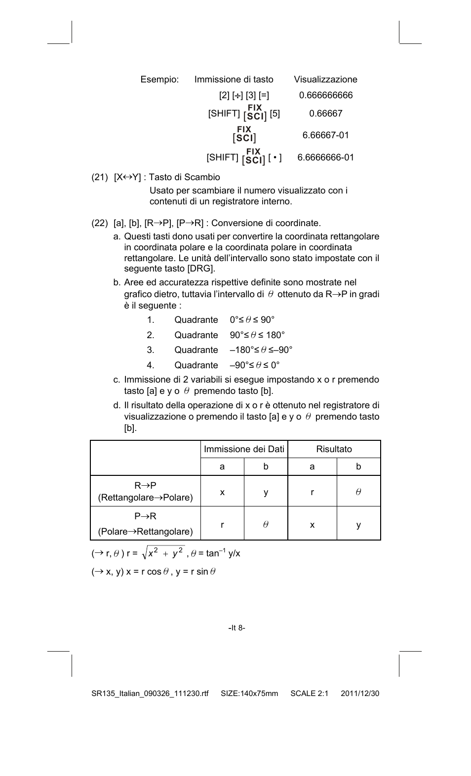 CITIZEN SR-135FRD User Manual | Page 81 / 111