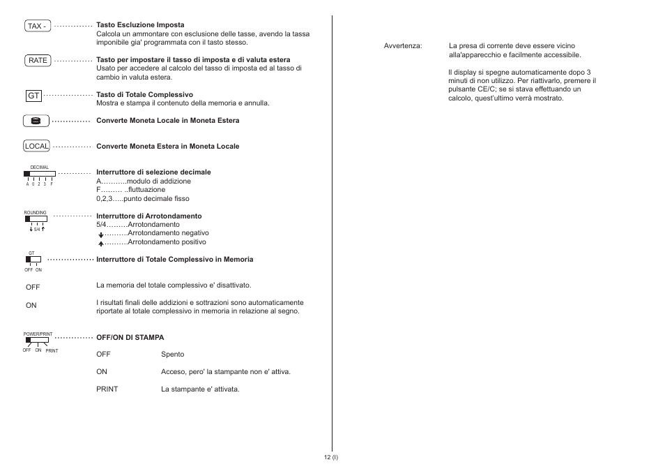 CITIZEN 520-DPA User Manual | Page 13 / 79