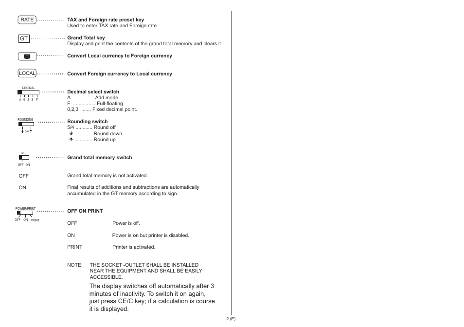 CITIZEN 520-DPA User Manual | Page 3 / 79