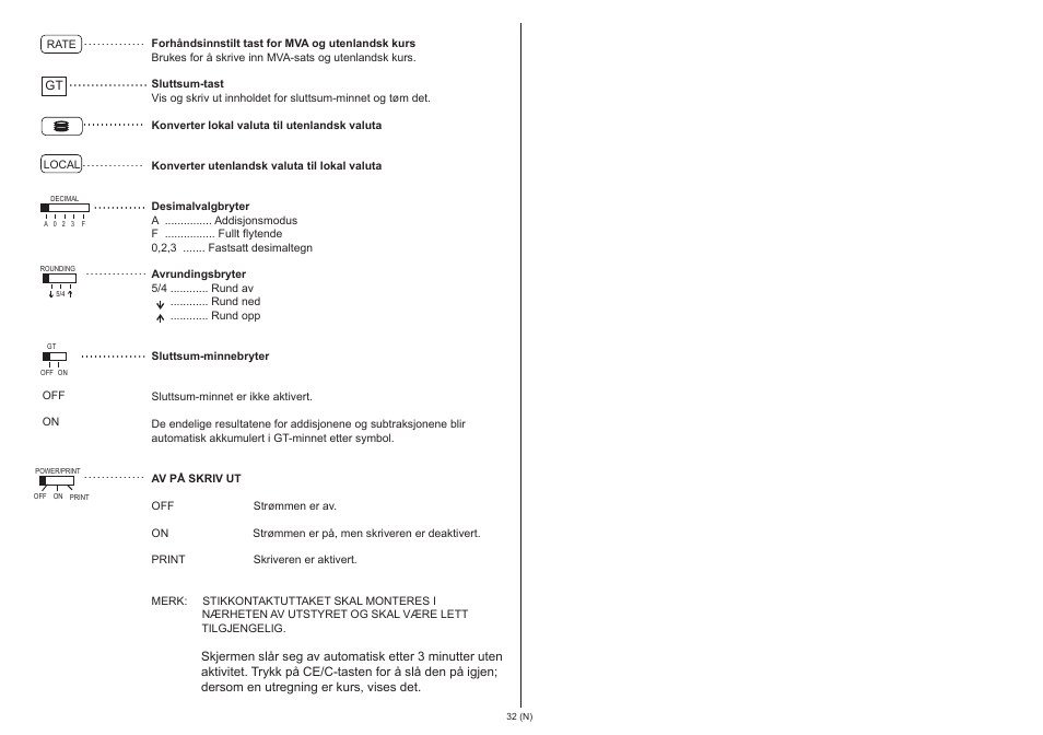 CITIZEN 520-DPA User Manual | Page 33 / 79