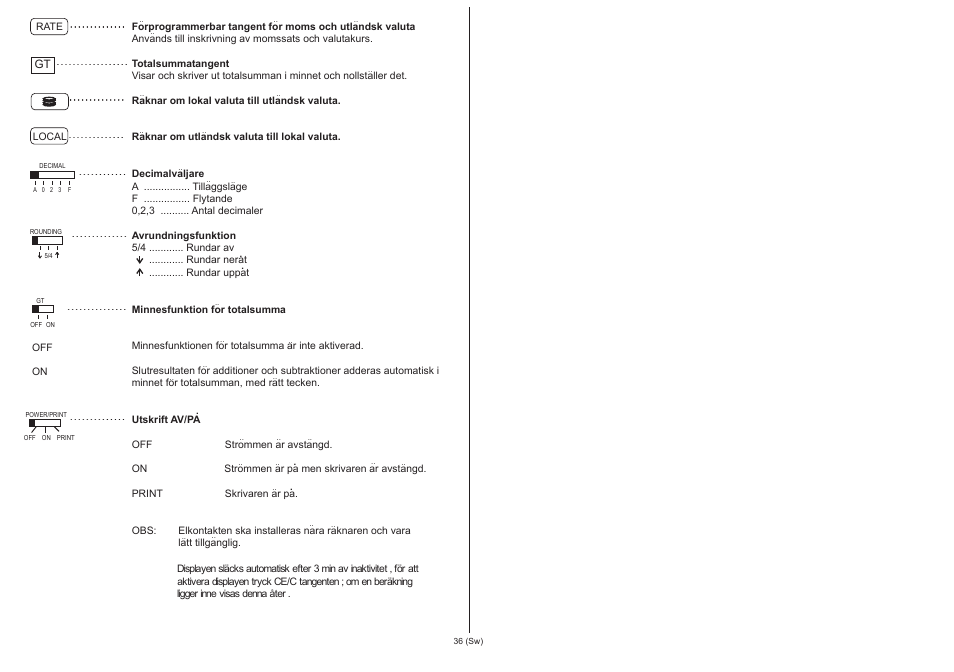 CITIZEN 520-DPA User Manual | Page 37 / 79
