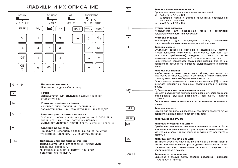 CITIZEN 520-DPA User Manual | Page 4 / 79