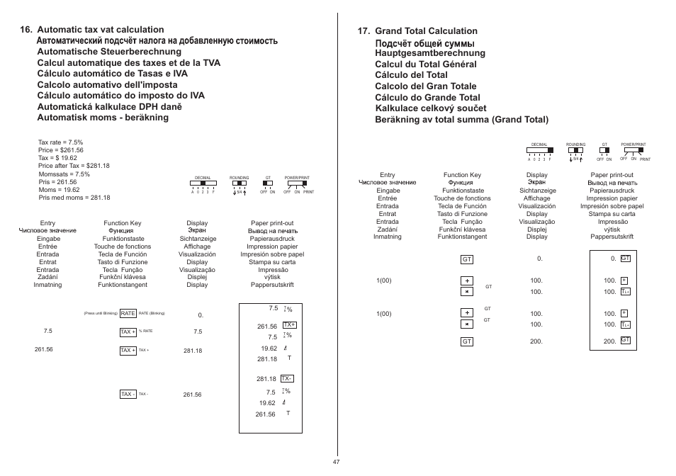 CITIZEN 520-DPA User Manual | Page 48 / 79
