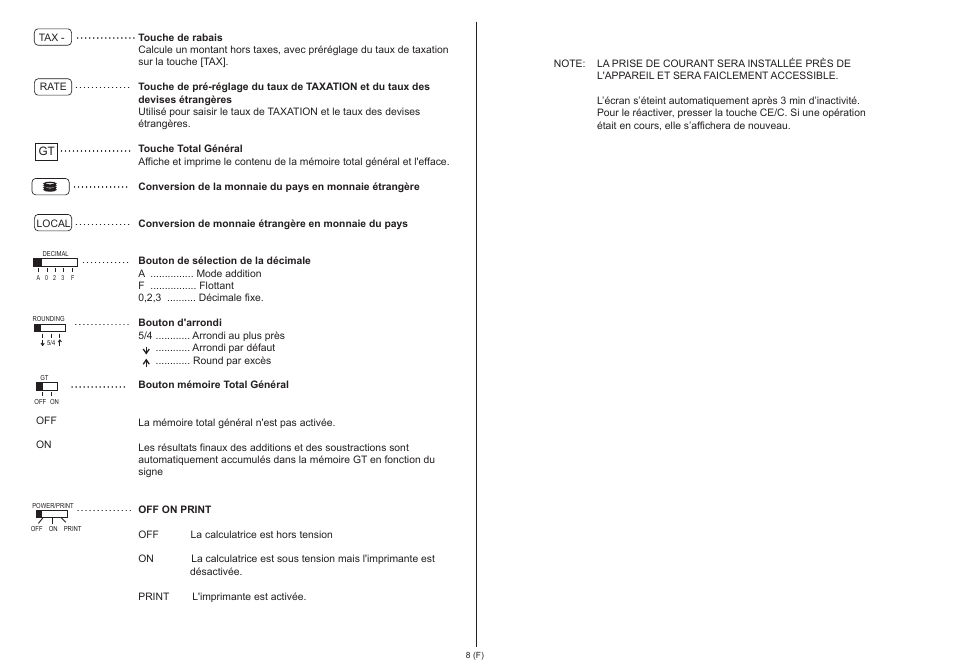 CITIZEN 520-DPA User Manual | Page 9 / 79