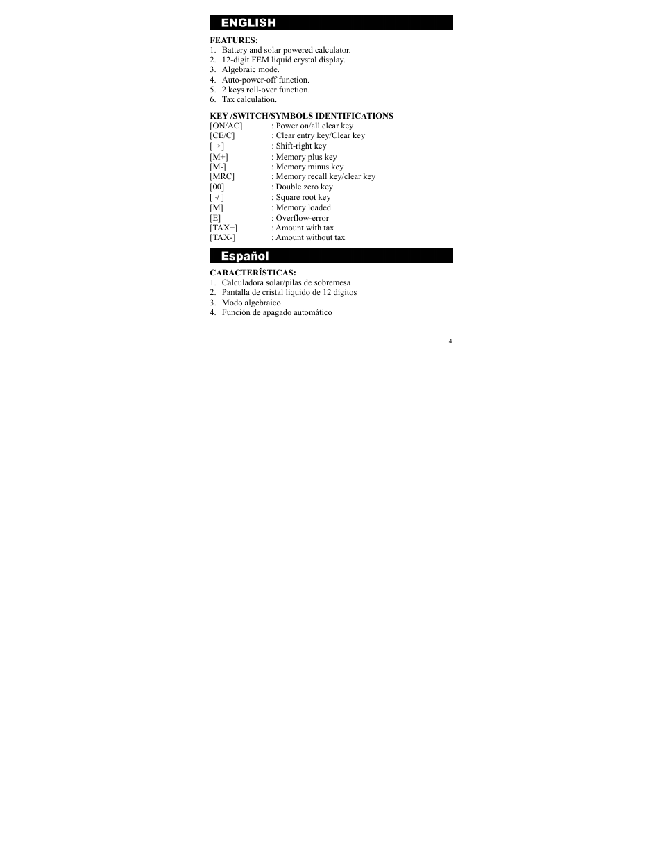 CITIZEN WR-3000 User Manual | Page 4 / 24