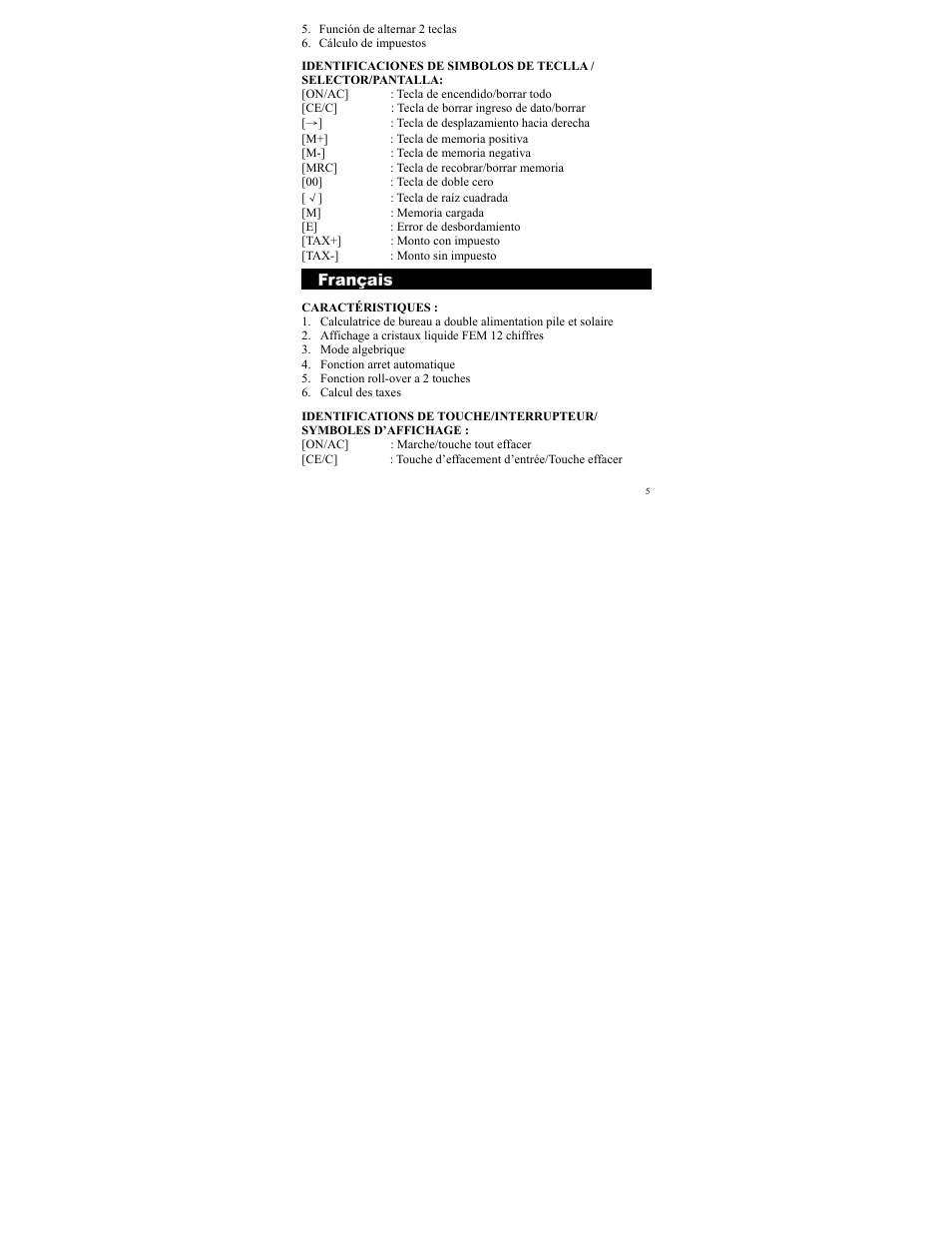 CITIZEN WR-3000 User Manual | Page 5 / 24