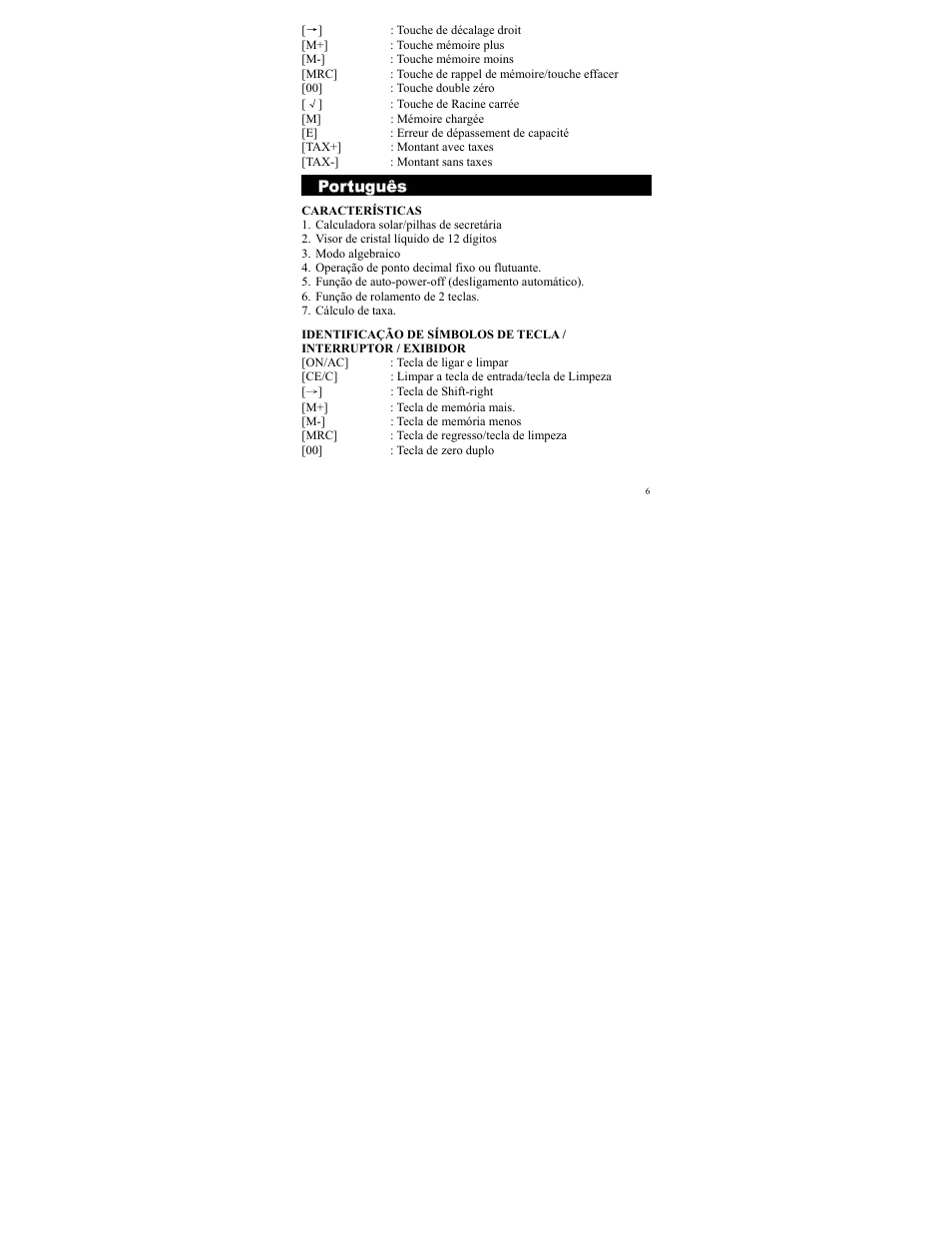 CITIZEN WR-3000 User Manual | Page 6 / 24