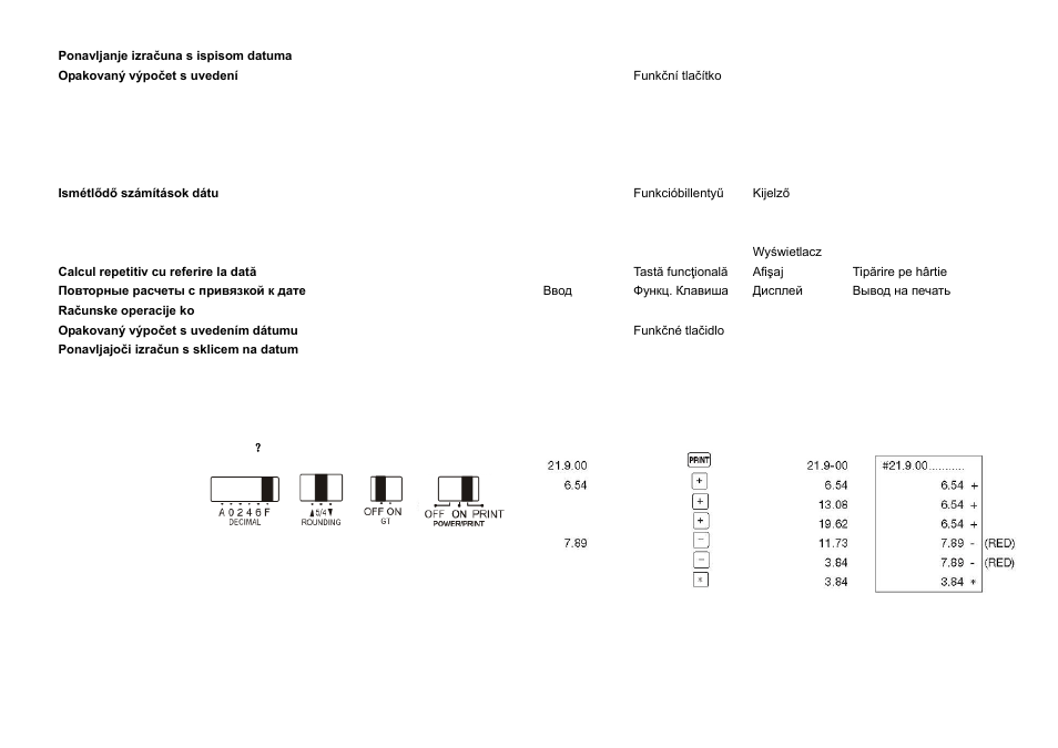 CITIZEN CX-123N User Manual | Page 72 / 108