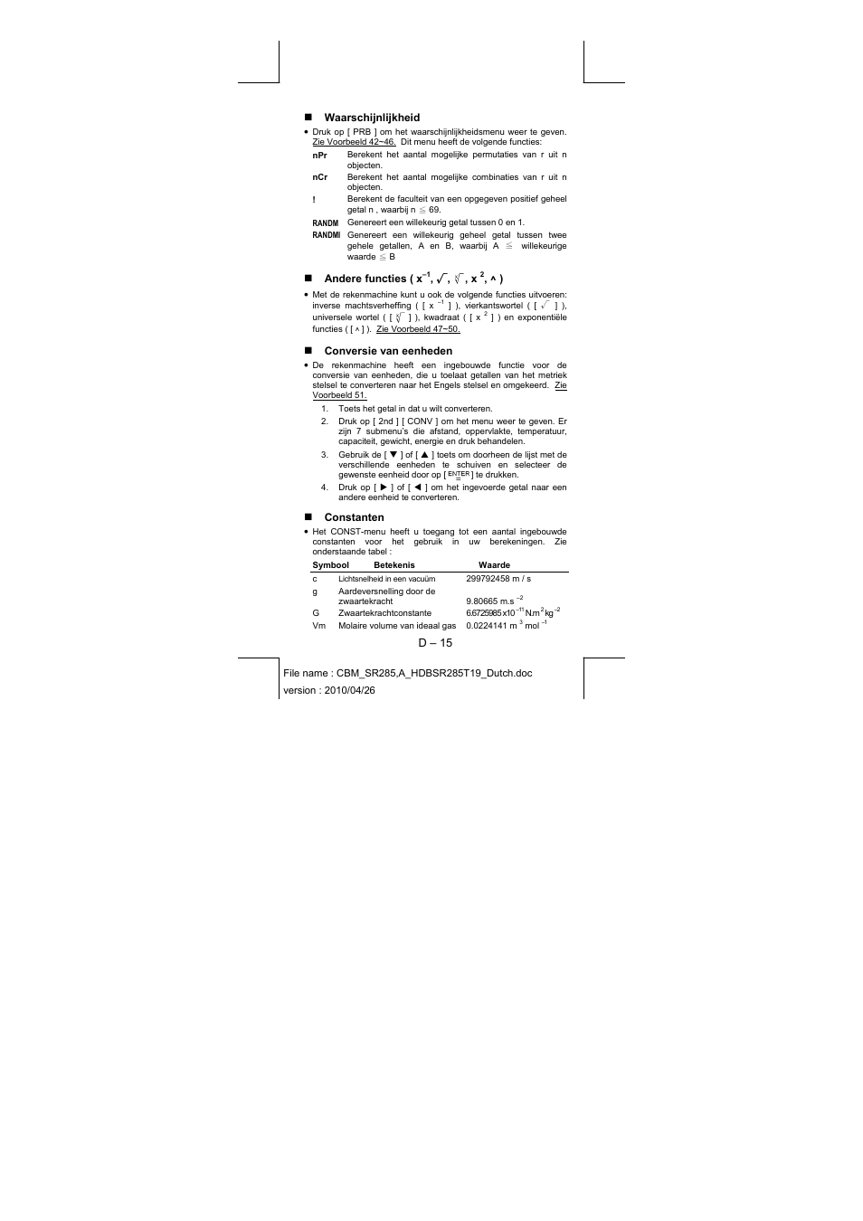 CITIZEN SRP-285N User Manual | Page 137 / 247