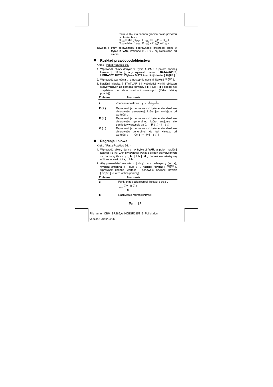 CITIZEN SRP-285N User Manual | Page 202 / 247