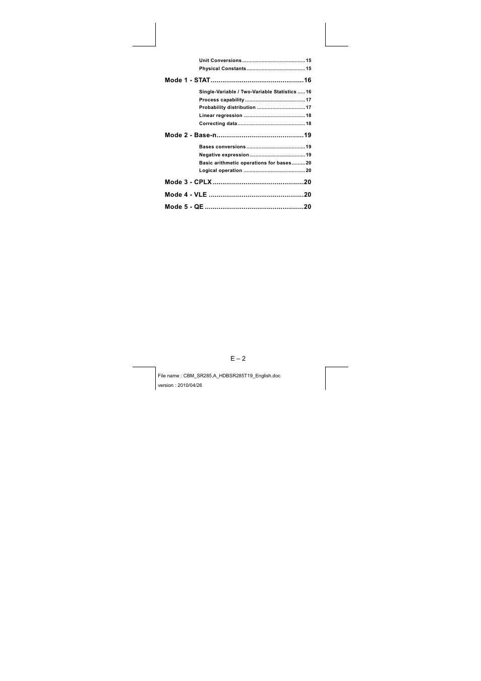 CITIZEN SRP-285N User Manual | Page 3 / 247