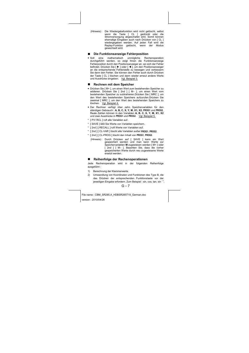 CITIZEN SRP-285N User Manual | Page 68 / 247