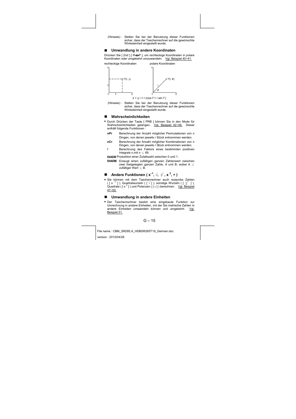 CITIZEN SRP-285N User Manual | Page 76 / 247