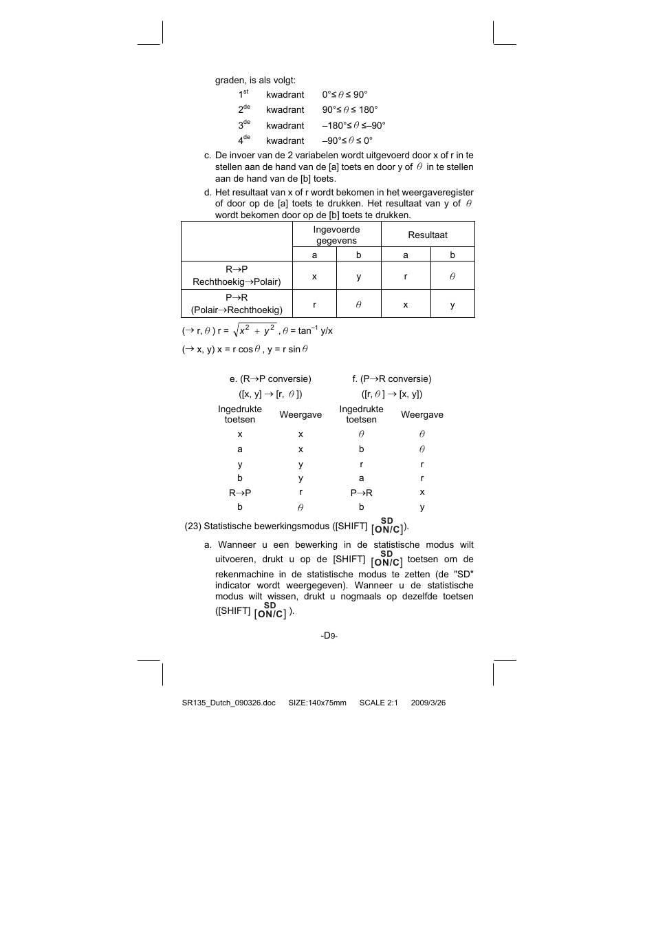 CITIZEN SR-135NPU User Manual | Page 118 / 182