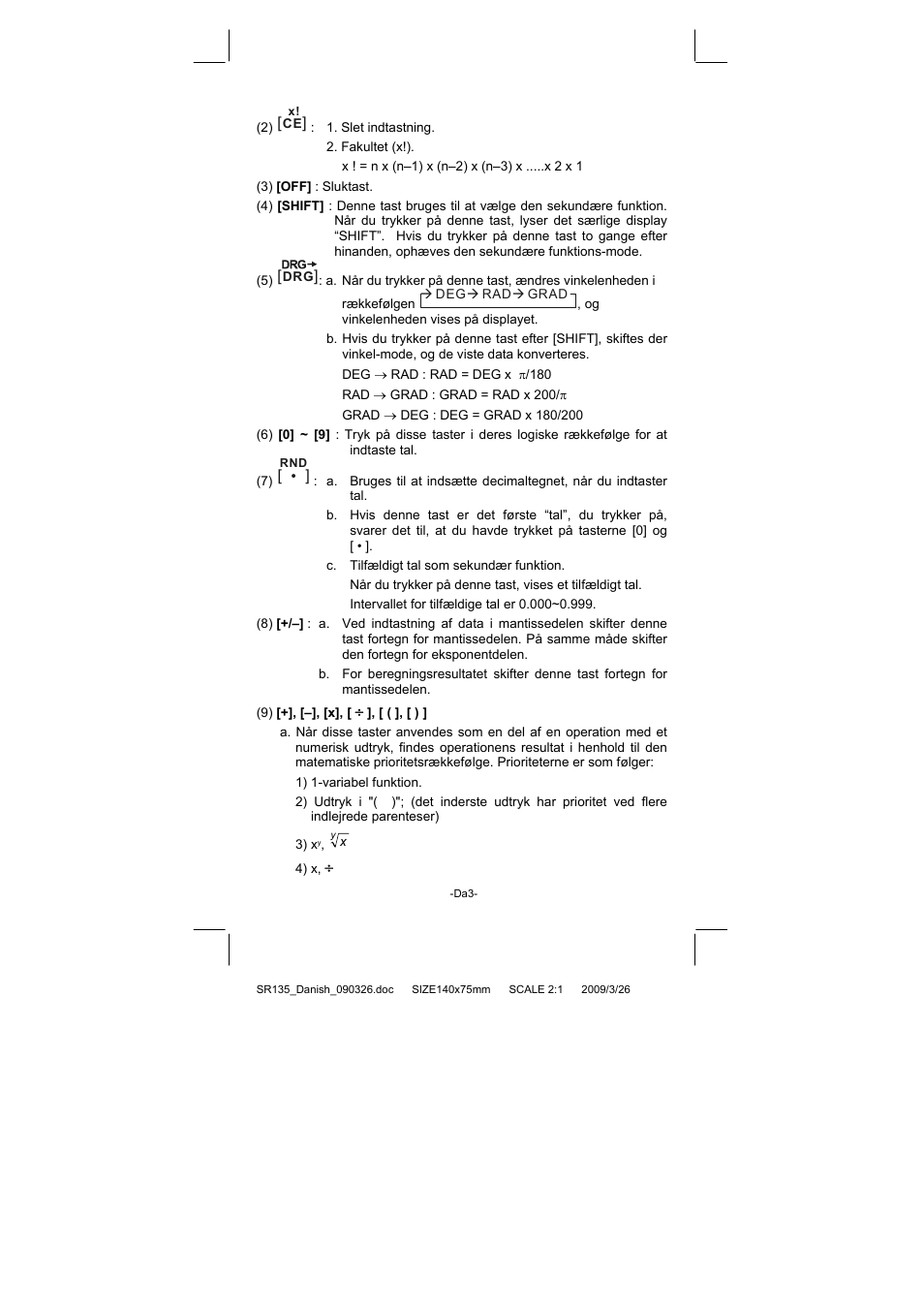CITIZEN SR-135NPU User Manual | Page 130 / 182