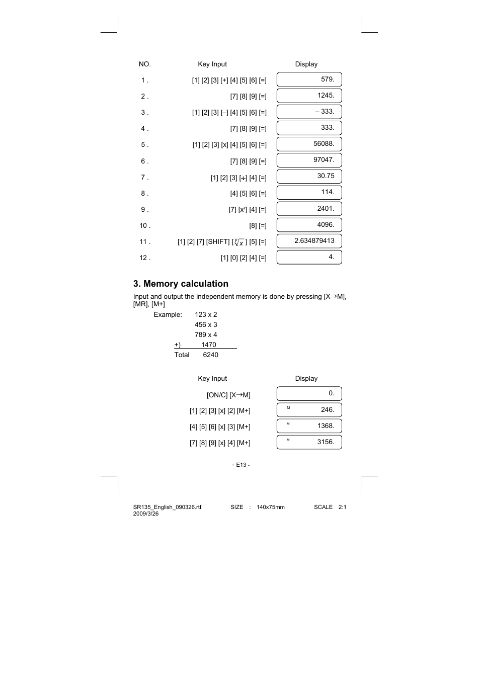 CITIZEN SR-135NPU User Manual | Page 14 / 182