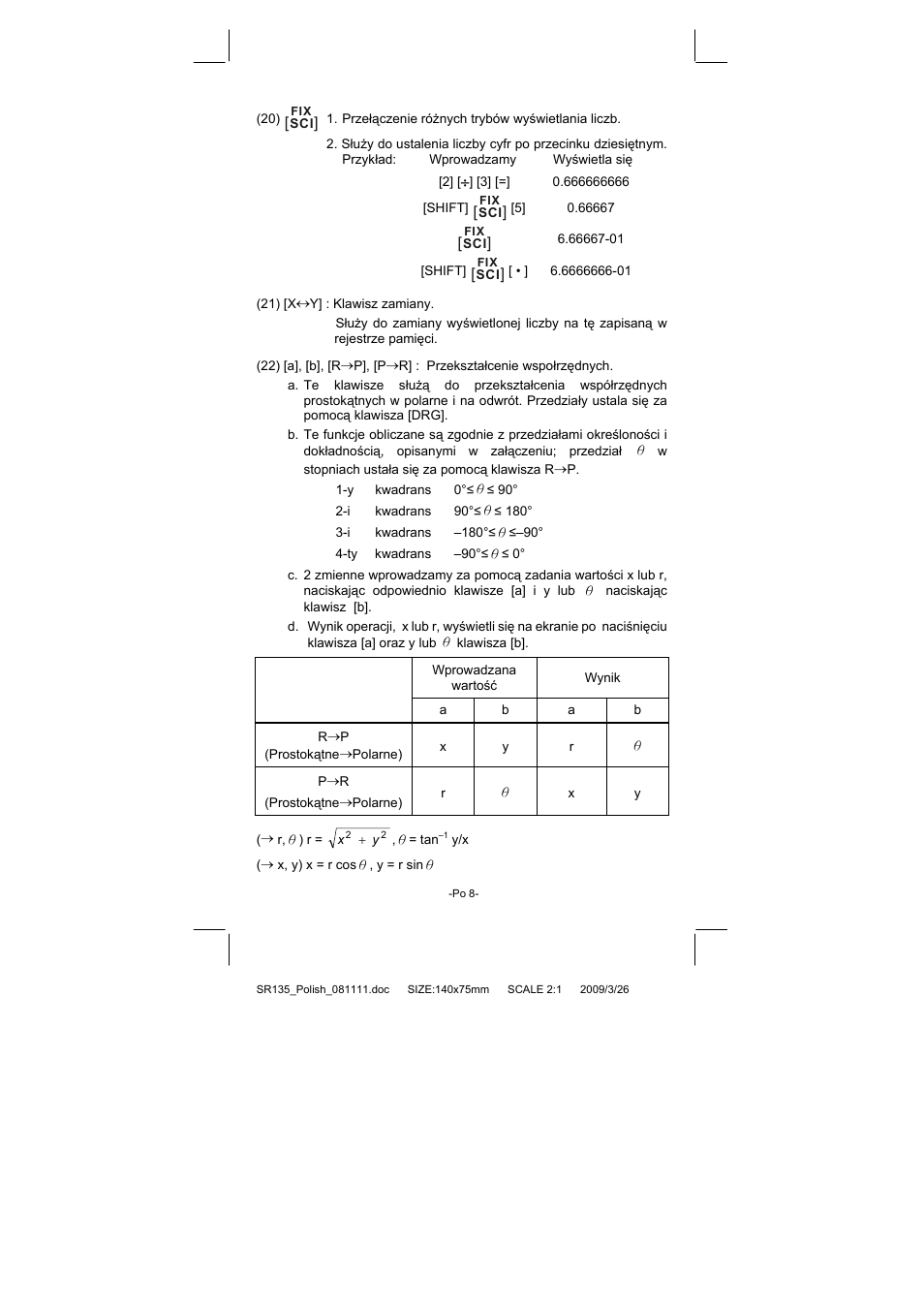 CITIZEN SR-135NPU User Manual | Page 170 / 182