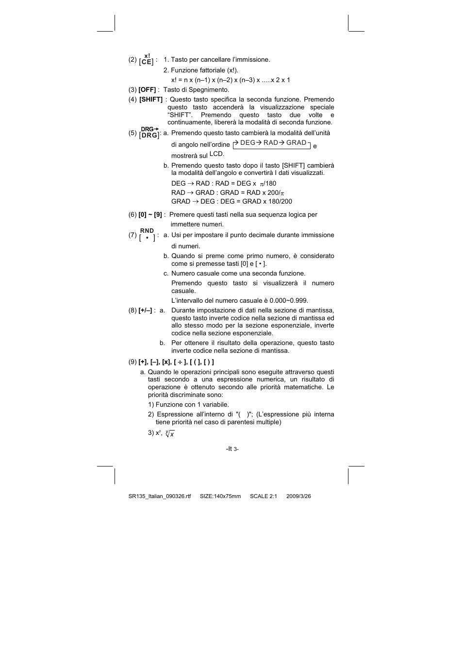 CITIZEN SR-135NPU User Manual | Page 94 / 182