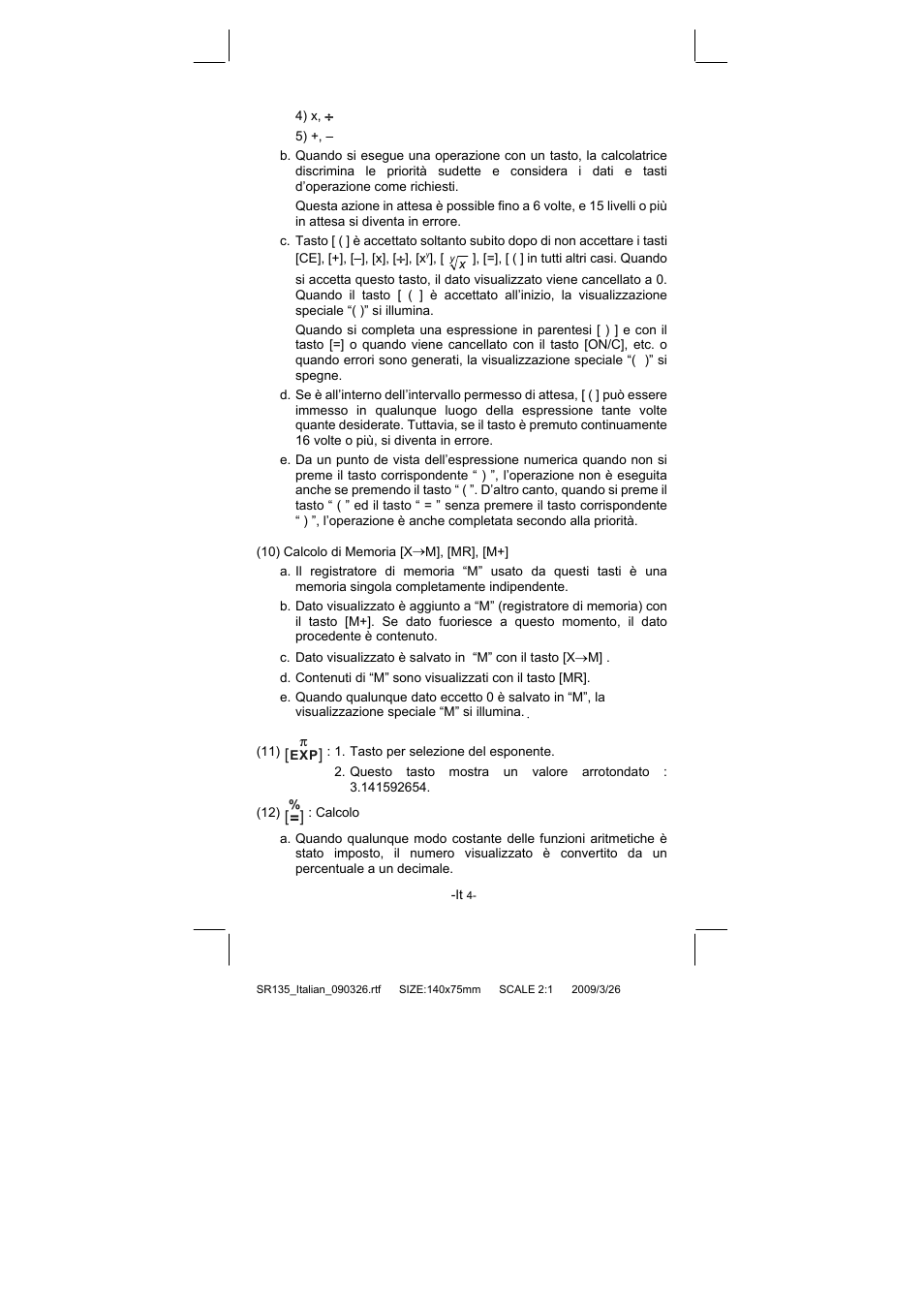 CITIZEN SR-135NPU User Manual | Page 95 / 182