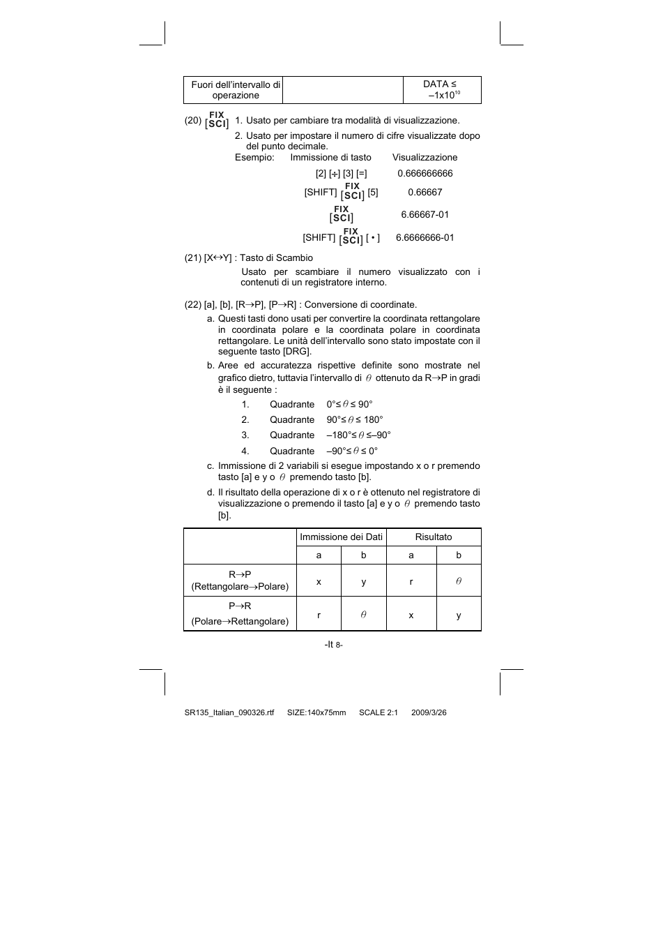 CITIZEN SR-135NPU User Manual | Page 99 / 182