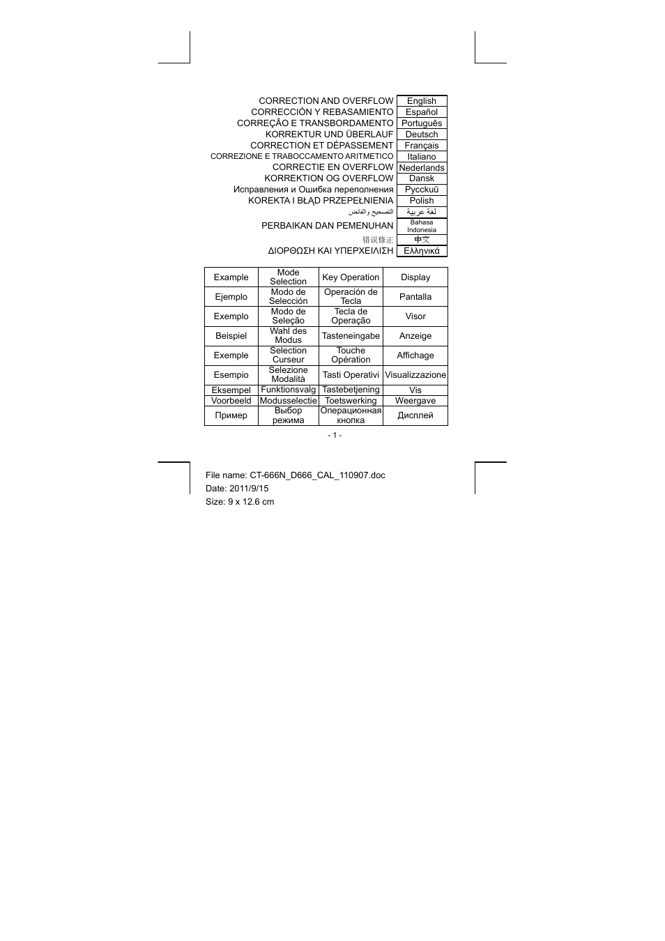 CITIZEN CT-666N User Manual | Page 30 / 45