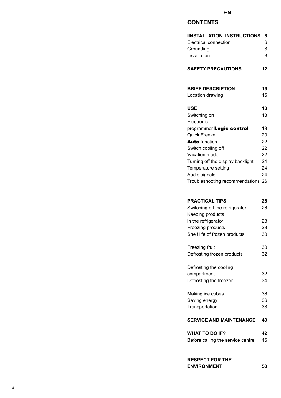 Changhong MRF-410 User Manual | Page 4 / 55